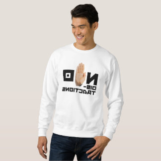 Sudadera ¡NADA de distracciones! Motivación legible por esp