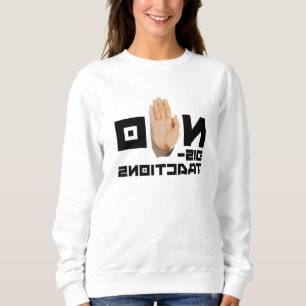 Sudadera ¡NADA de distracciones! Motivación legible por esp