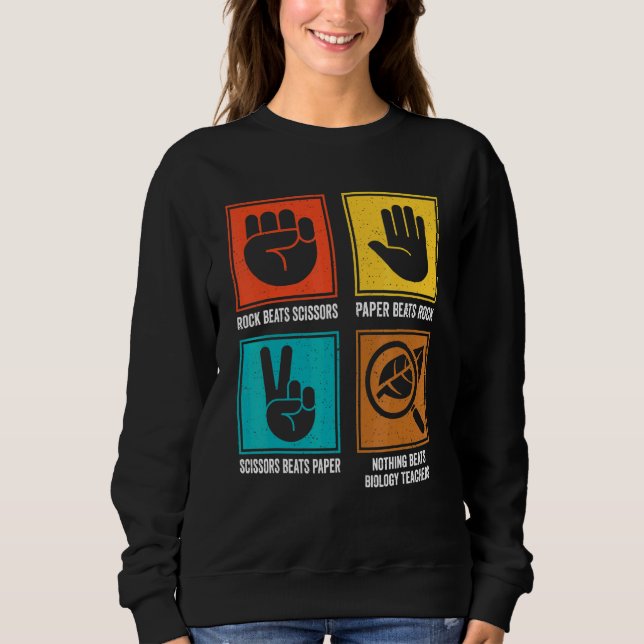 Sudadera Nada supera al profesor de biología anatomía micro (Anverso)