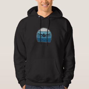 Sudadera Nadador Vintage Funny Entrenador Del Equipo De Nat