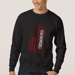 Sudadera Nadadores Americanos Competitivos Equipo De Nataci