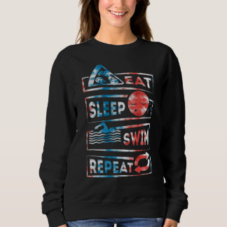 Sudadera Nadadores Nadadores Nadar Dormir Nadar Reapar 2