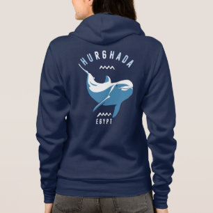 Sudadera Nadando con delfines Hurghada camiseta egipcia