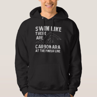Sudadera Nadar como hay Carbonara Humor divertido de nataci