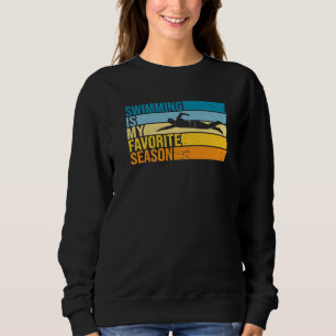 Sudadera Nadar Es Mi Estación Favorita Para Nadador