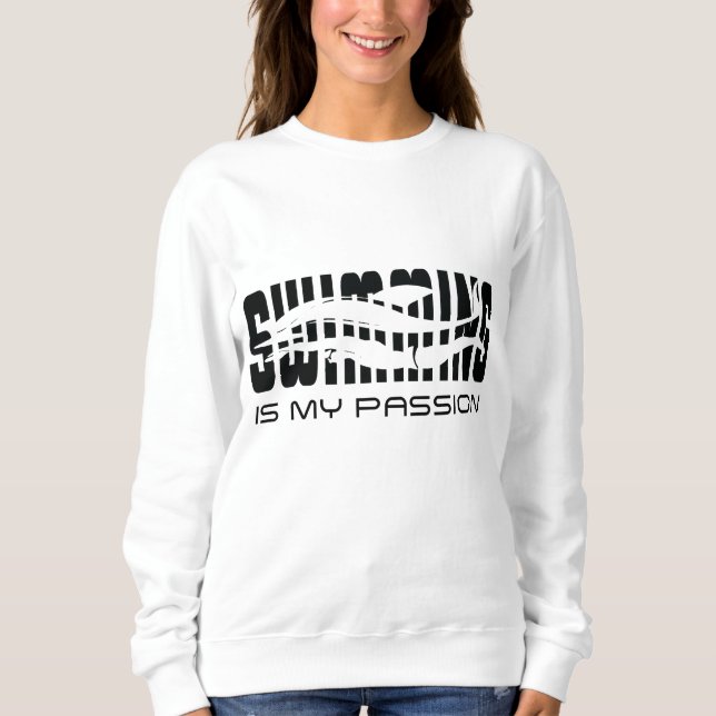 Sudadera Nadar es mi pasión (Anverso)