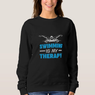 Sudadera Nadar Es Mi Terapia Deportiva Nadar