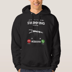 Sudadera Nadar está llamando Debo ir a bucear Pasatiempo Na