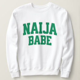 Sudadera Naija Babe Orgullo Nigeriano