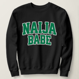 Sudadera Naija Babe Orgullo Nigeriano