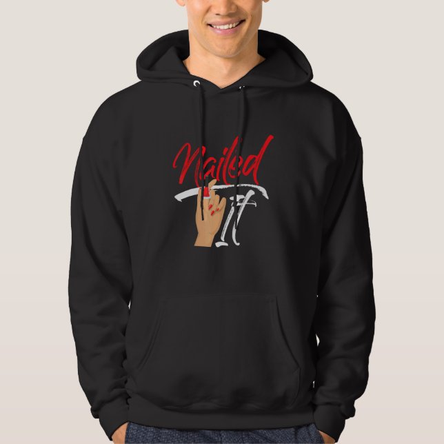 Sudadera Nail Tech Work Uniforme Nail Polaco 6 (Anverso)