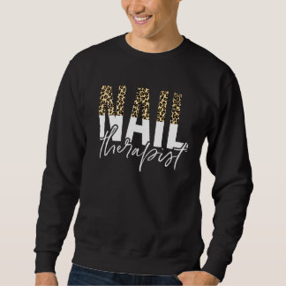 Sudadera Nail Therapist Leopard Nail Artist Nail Tech 1