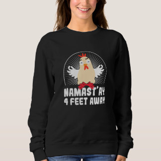 Sudadera Namast'ay 4 Feet Away Yoga Instructor Yoga  2