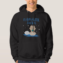 NAMASTE SUCKA bebé divertido yoga maestro zen     