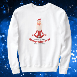 Sudadera Namaste y Merry sin importar lo divertidos Navidad