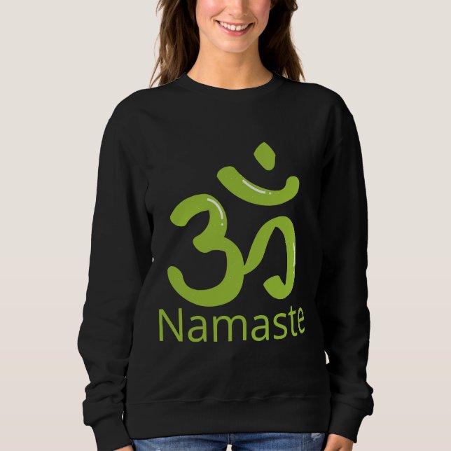 Sudadera Namaste Yoga Design (Anverso)
