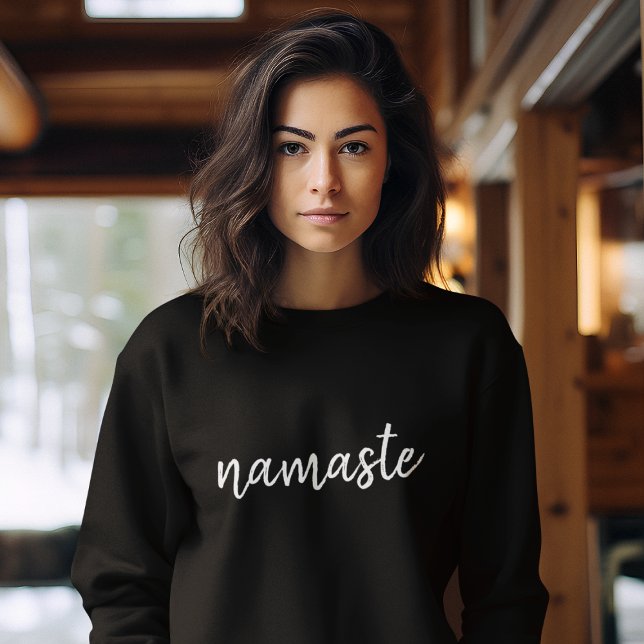 Sudadera Namasté | Yoga espiritual de meditación negra mode (Subido por el creador)