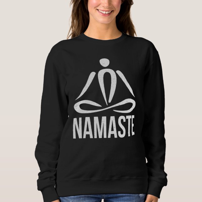 Sudadera Namaste Zen Art Pride Yoga entrenamiento Fitness (Anverso)