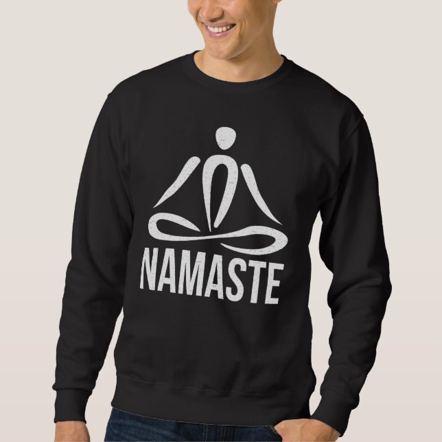 Sudadera Namaste Zen Art Pride Yoga entrenamiento Fitness (Anverso)