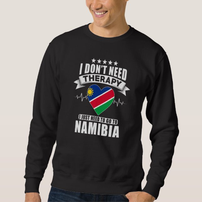 Sudadera Namibia a la que no necesito terapia (Anverso)