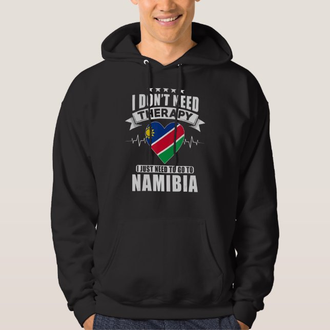 Sudadera Namibia a la que no necesito terapia (Anverso)