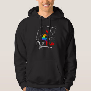 Sudadera Nana Bear Orgullosa Mamá Abuela Ally Lgbtq Rainbow