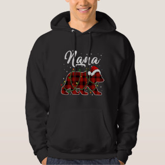 Sudadera Nana Bear Xmas Red Plaid Matando Navidades Familia