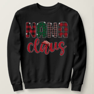 Sudadera Nana Claus Familia Coincide Con Navidades
