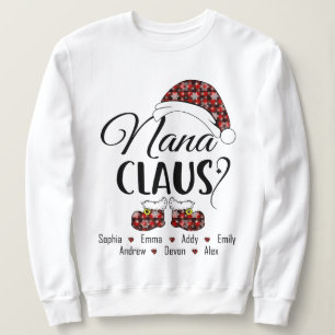 Sudadera Nana Claus Gift Para Navidades