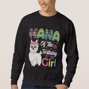 Sudadera Nana De Cumpleaños Llama De La Granja Chica Birt