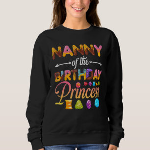 Sudadera Nana De La Princesa De Cumpleaños Donut Chica De C