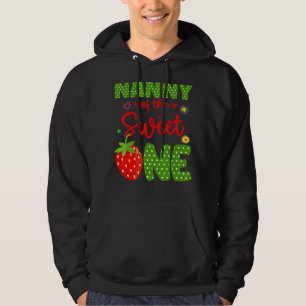 Sudadera Nana Del Cumpleaños Una Fresa Primera Fruta Bd
