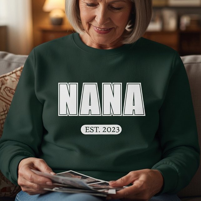 Sudadera NANA estableció la costumbre (año) (Subido por el creador)