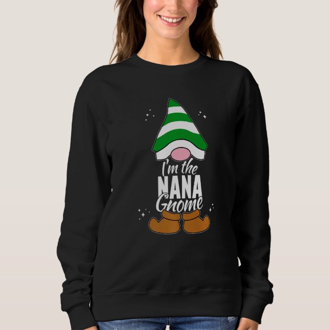 Sudadera Nana Gnome Matching Family Group Pictures on Chris (Anverso)