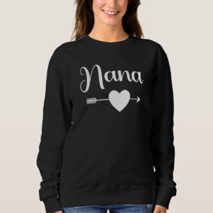 Sudadera Nana Heart And Arrow Abuela