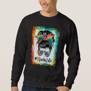 Sudadera Nana Life Messy Bun Hair Sunglasse