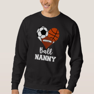 Sudadera Nana Nanny Hearter Soccer Basketball