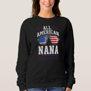 Sudadera Nana Patriótica Americana 4 De Julio F