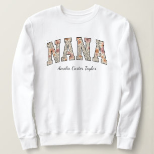 Sudadera Nana personalizada con nombres de nietos