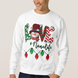 Sudadera Nana Snowman ama a Nana Life Navidades Light Red P