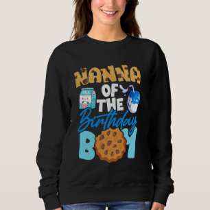 Sudadera Nanna Del Niño De Cumpleaños Leche Y Galletas 1er 