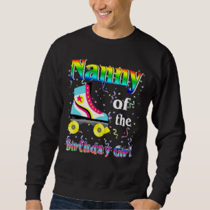 Sudadera Nanny Rolling Skate Familia Fiesta de cumpleaños