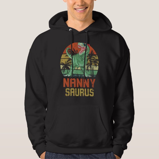 Sudadera Nannysaurus Rex Dinosaur Nanny Saurus Match (Anverso)