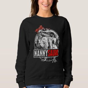 Sudadera Nannysaurus Rex Dinosaurios Bandana Saurus Mamáes 