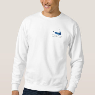 Sudadera Nantucket Watercolor Map Family Reunion
