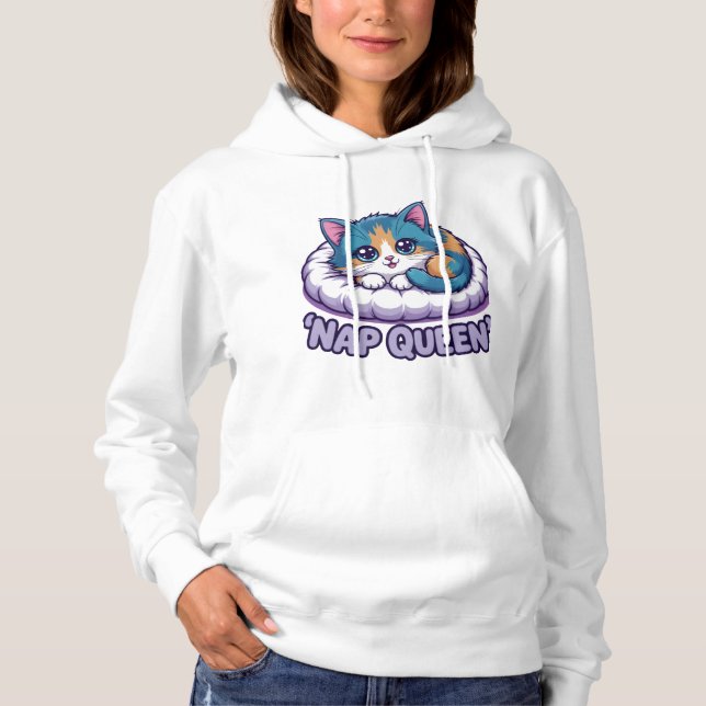 Sudadera Nap Queen Kawaii Cat (Anverso)
