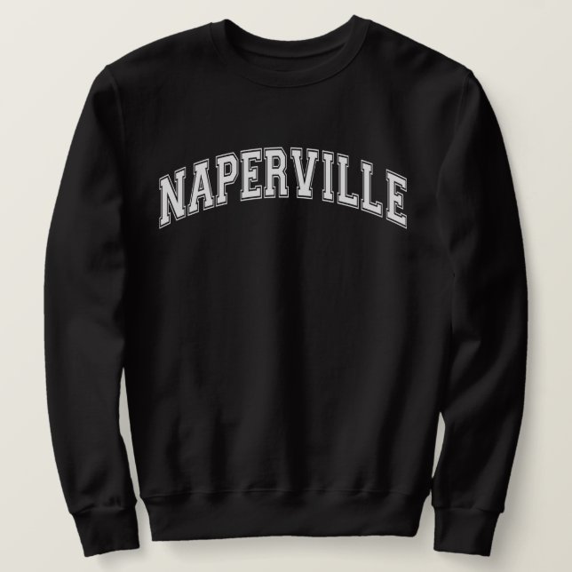 Sudadera NAPERVILLE University-Style America College (Anverso del diseño)