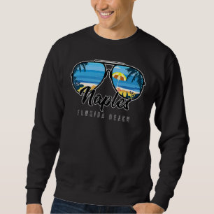 Sudadera Nápoles Beach Florida Palm Tree Gafas de sol Souve