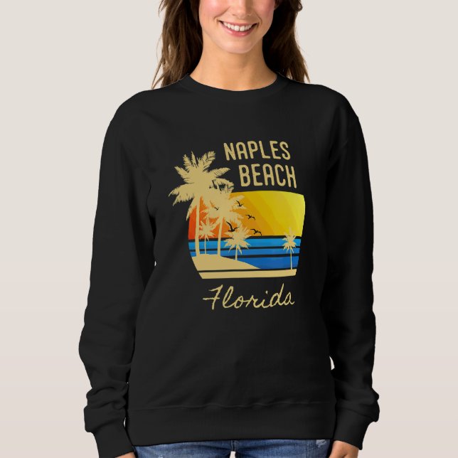 Sudadera Nápoles Nápoles Florida Palm Tree Ar (Anverso)