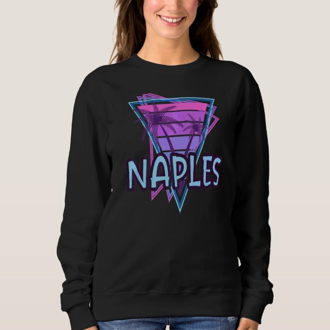 Sudadera Nápoles Vacaciones Vaporwave Estética (Anverso)
